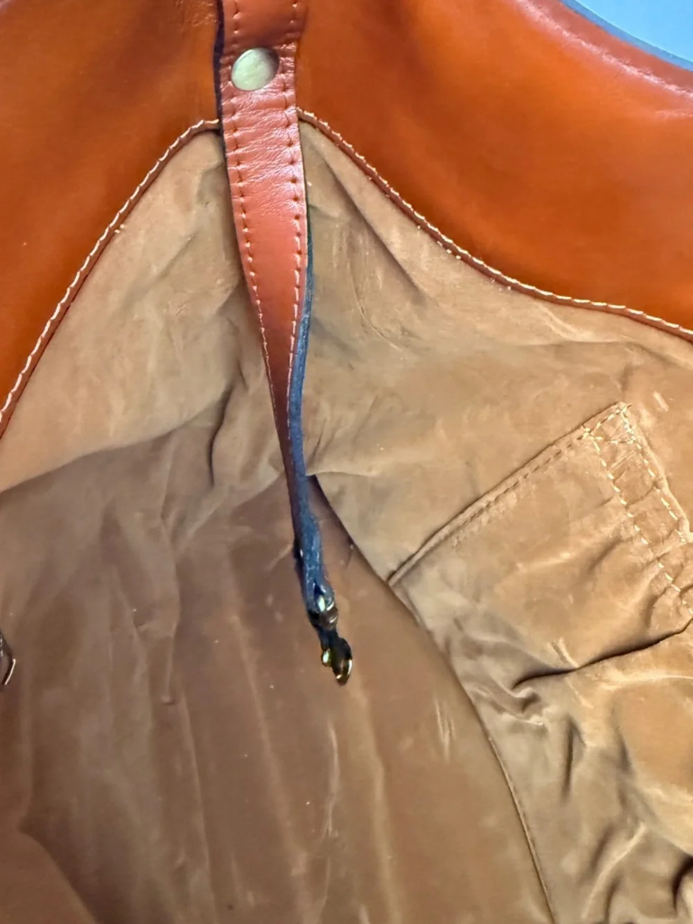 Patricia Nash Emilion Wavy Leather Woven Embossed Tote Purse Tan with Scarf New